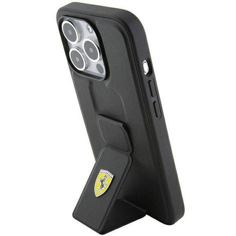 Ferrari nakładka do iPhone 15 Pro 6,1&quot; FEHCP15LGSPSIK HC GRIP STAND PU