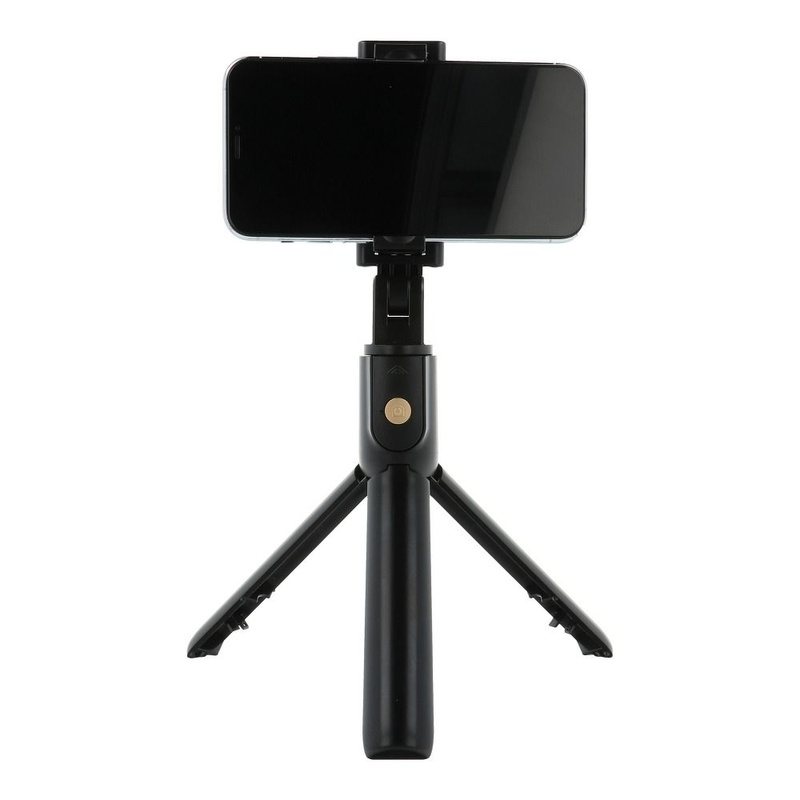 Selfie Stick Tripod K07 statyw z pilotem bluetooth / bezprzewodowy uchwyt kijek do zdjęć czarny