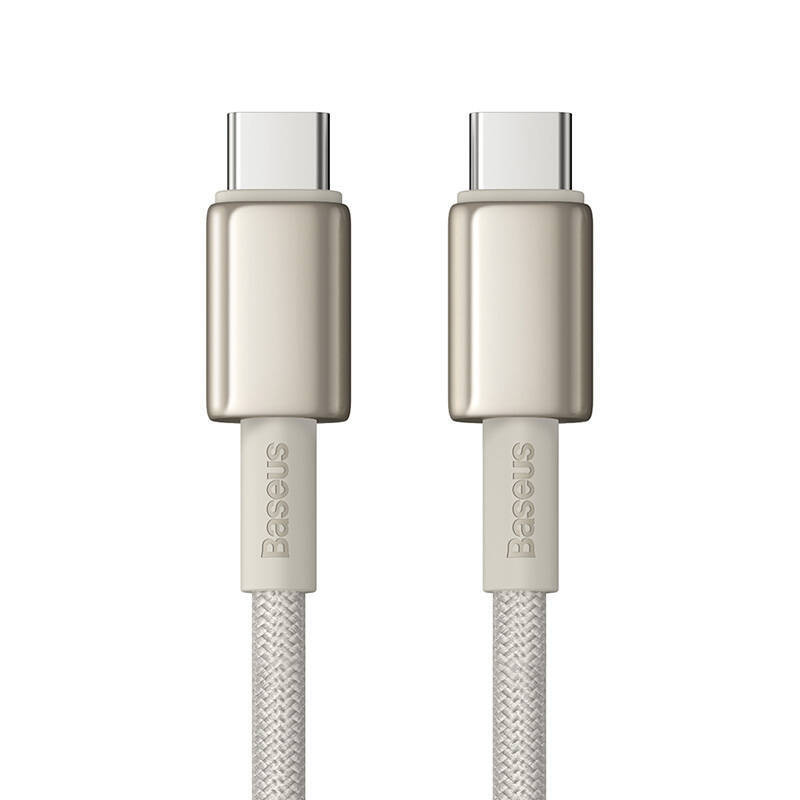 Kabel 100W 5A 1m USB-C - USB-C Baseus Tungsten Glod złoty