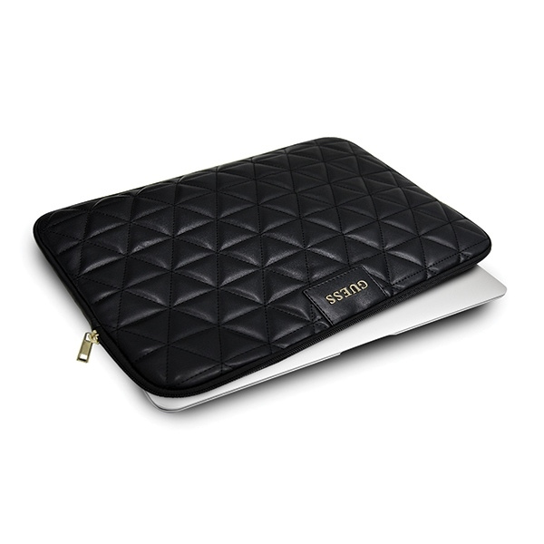 Guess Sleeve GUCS13QLBK 13" czarny /black Quilted