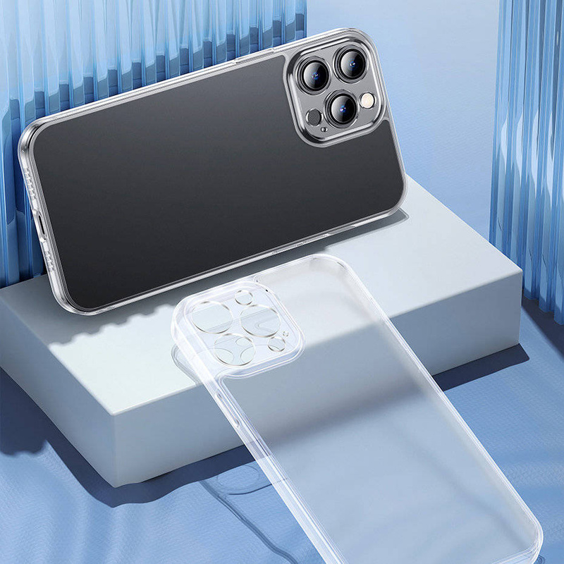 Baseus Frosted Glass Protective Case for iPhone 13 Pro Max transparent (ARWS000802)