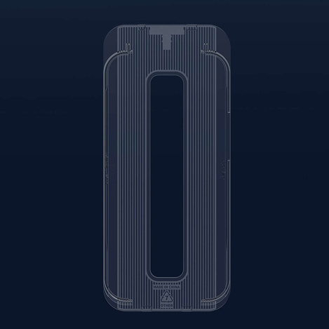 Baseus Vollbild-Hartglas für iPhone 14 Plus / 13 Pro Max mit Lautsprecherabdeckung 0,4 mm + Montageset