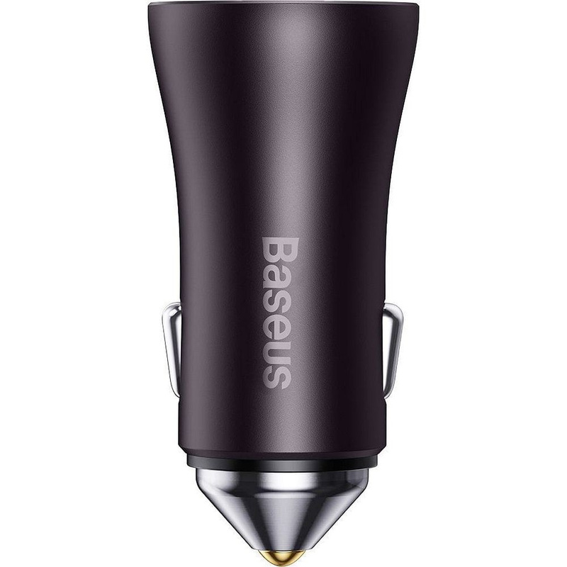 Baseus Golden Contactor Pro car charger 2x USB-C 40W gray (CGJP000013)