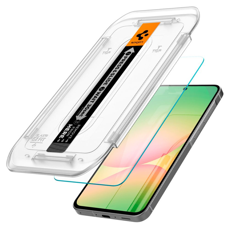 SZKŁO HARTOWANE SPIGEN GLAS.TR ”EZ FIT” 2-PACK GALAXY S24 FE CLEAR