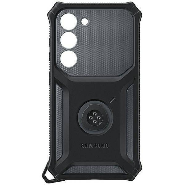 Samsung Rugged Gadget Case etui Samsung Galaxy S23 pancerny pokrowiec ring holder podstawka szare (EF-RS911CBEGWW)