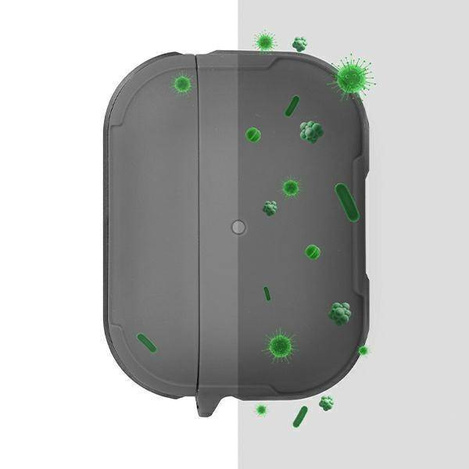 UNIQ etui Valencia AirPods Pro szary/gunmetal grey Antimicrobial