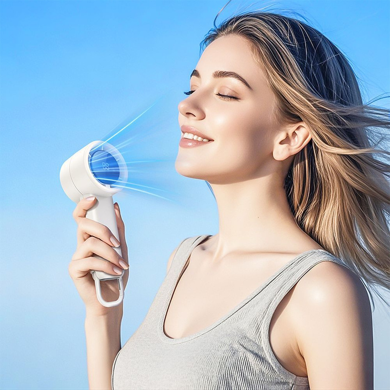 Wentylator przenośny Hoco super szybki HX63 biały