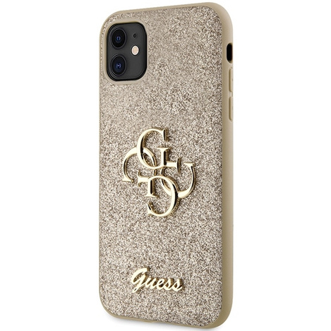 Original Handyhülle IPHONE 11 / XR Guess Hardcase Glitter Script Big 4G