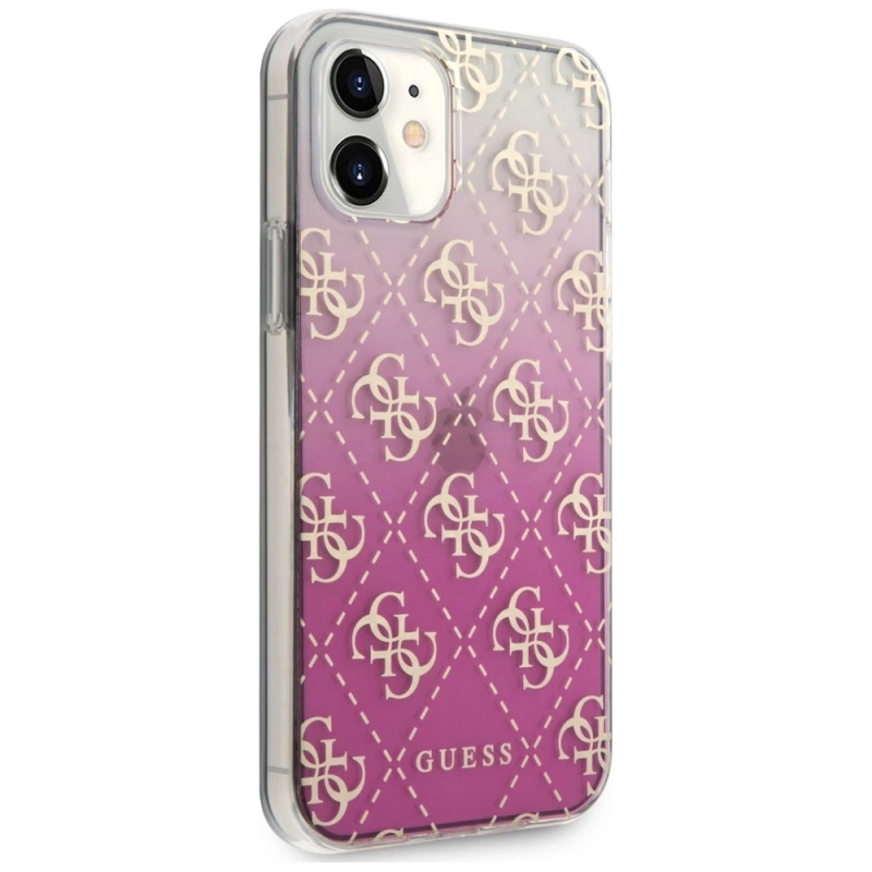 Guess GUHCP12SPCU4GGPI iPhone 12 mini 5,4" różowy/pink hardcase 4G Gradient / GUHCP12SPCU4GGPI