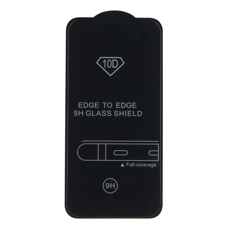 Szkło hartowane 10D do Motorola Moto G55 czarna ramka