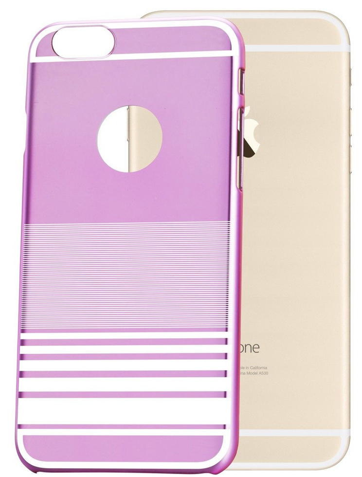 Etui X-FITTED Hard IPHONE 6+ Rainbow różowe PPBJP