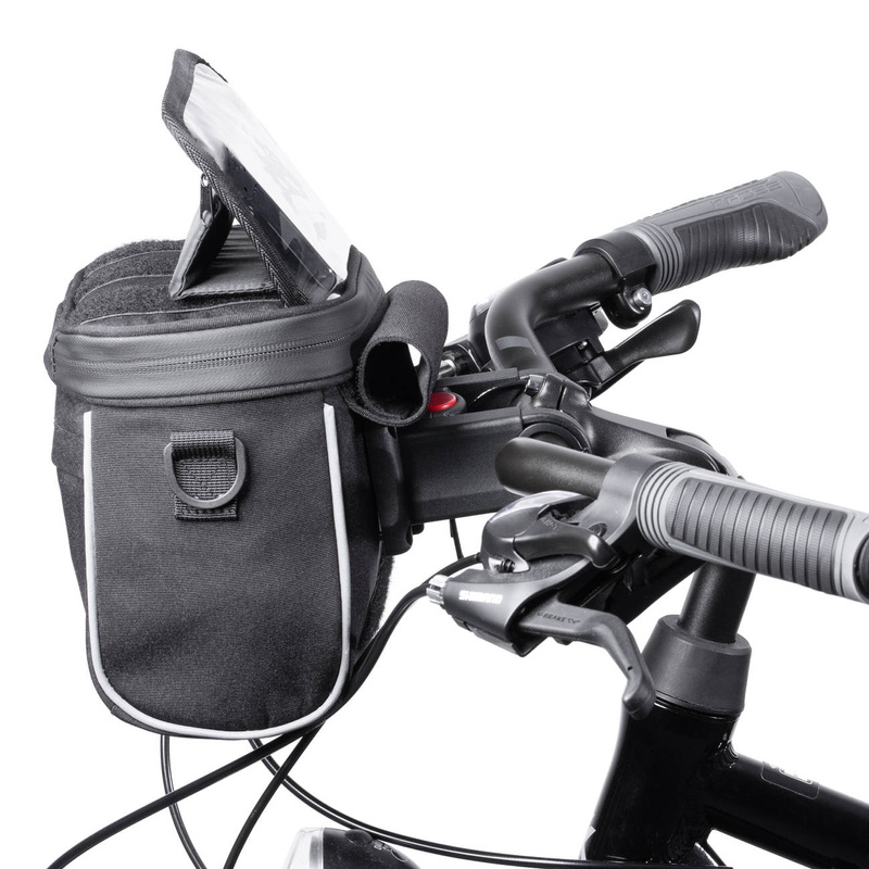 Wozinsky Fahrrad Lenkertasche Fahrrad Umhängetasche schwarz (WBHBB-01)