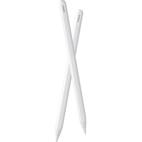 Baseus Smooth Writing 2 Overseas Edition Stylus mit aktiver Spitze für iPad mit austauschbarer Spitze – Weiß