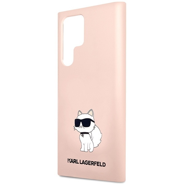 Karl Lagerfeld Silicone NFT Choupette - Etui Samsung Galaxy S23 Ultra (różowy)