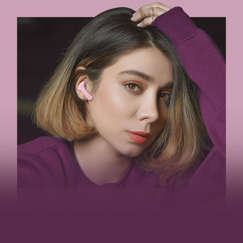 Acefast In -Ear-Funkkopfhörer TWS Bluetooth Pink (T6 Pink Lotus)