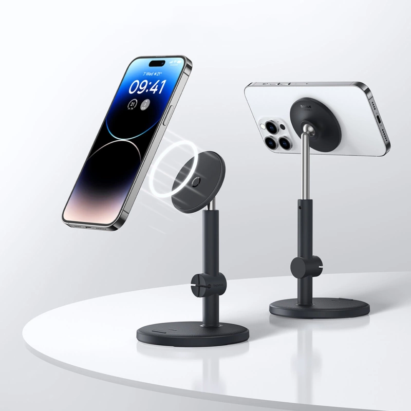 Baseus MagPro magnetischer Standhalter für das Telefon – Schwarz