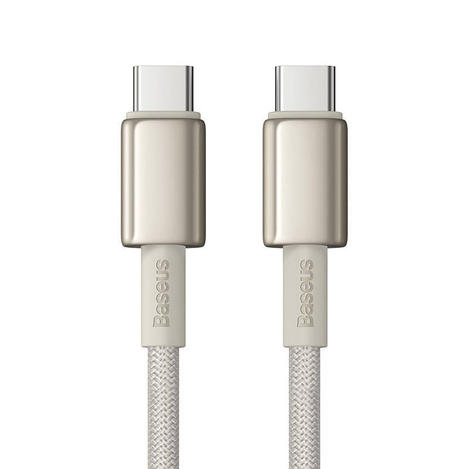 Kabel 100W 5A 1m USB-C - USB-C Baseus Tungsten Glod złoty