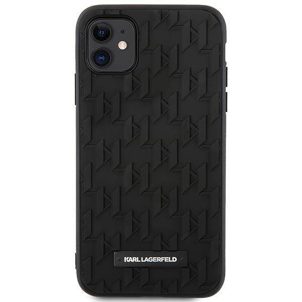 Original Case IPHONE 11 Karl Lagerfeld Hardcase 3D Monogram (KLHCN61RUPKLPK) black