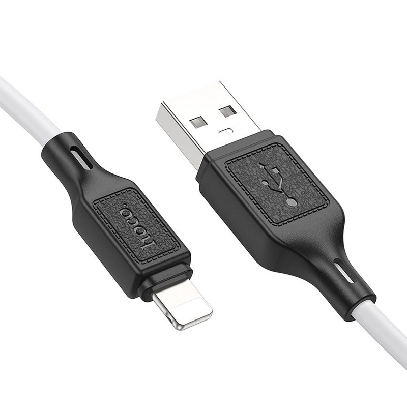 HOCO kabel USB A do Lightning 2,4A X90 1 m biały