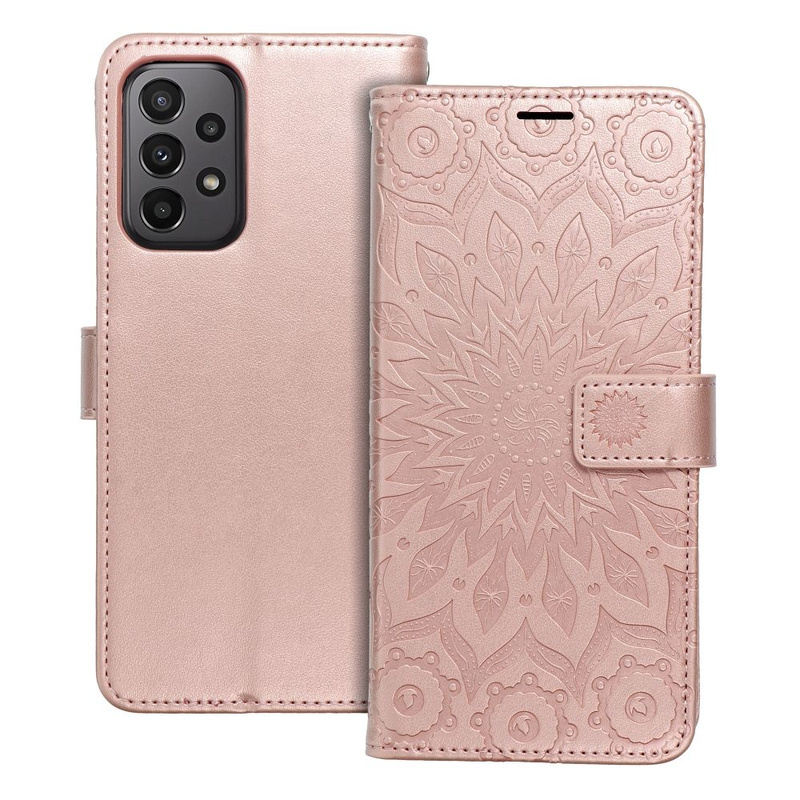 Kabura MEZZO Book do SAMSUNG A23 5G mandala złoty róż