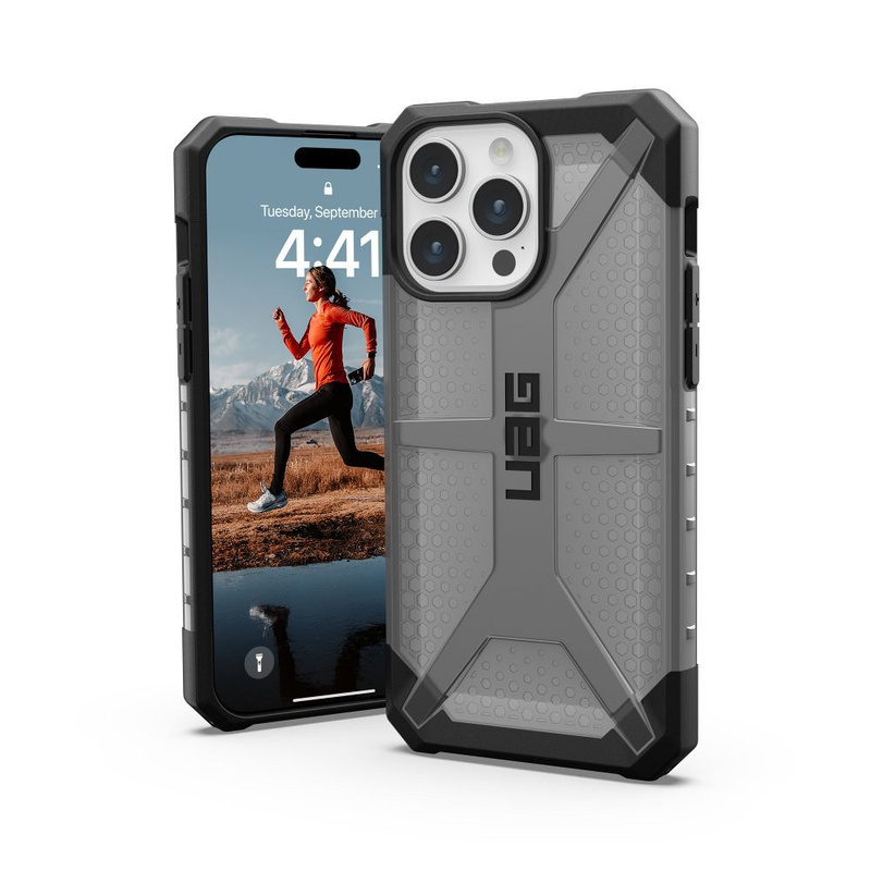 UAG Plasma - protective case for iPhone 15 Pro Max (ash)