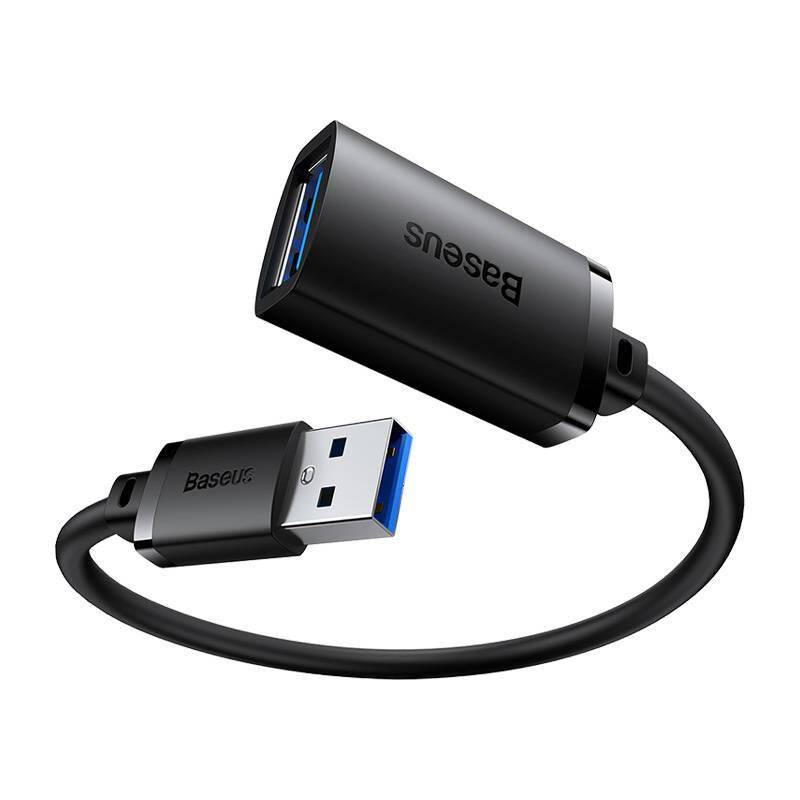 Przedłużacz kabel USB 3.0 2m Baseus AirJoy Series - czarny