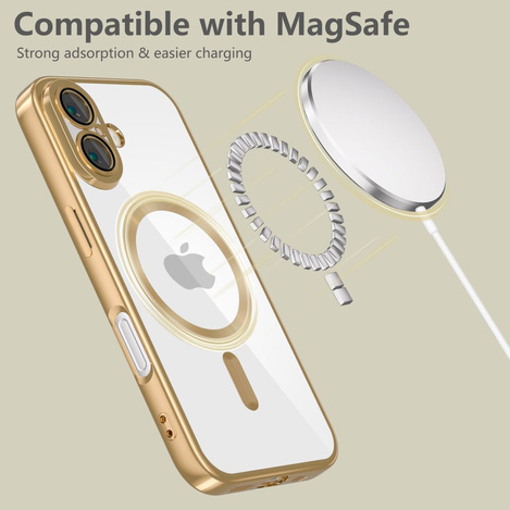TECH-PROTECT MAGFLEX MAGSAFE IPHONE 16 SHINY GOLD