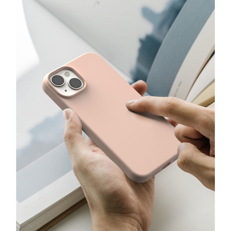 Ringke Apple iPhone 14 Plus 6,7 "SILIKON ROSA SAND