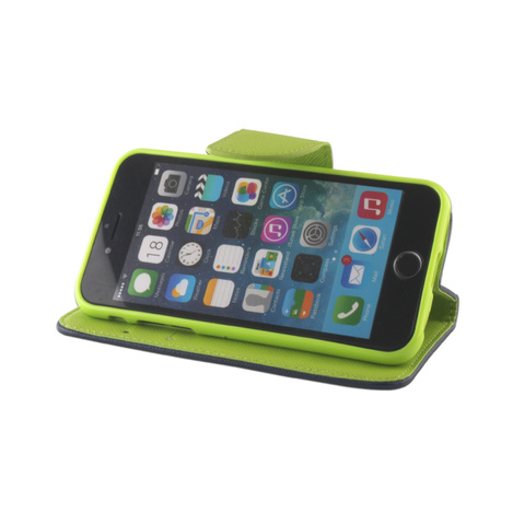 Etui Smart Fancy do Motorola Moto E13 granatowo-zielony