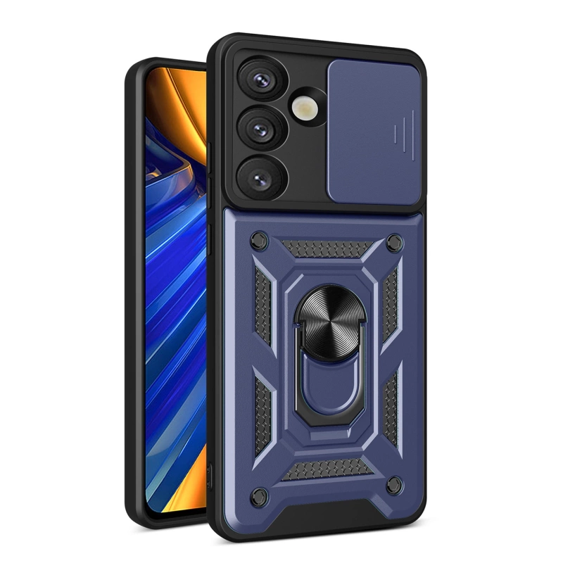 Hybrid Armor Camshield Samsung Galaxy S25 Blue