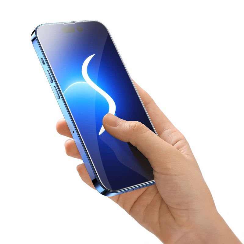 Baseus Vollbild-Hartglas für iPhone 12 Pro Max mit Lautsprecherabdeckung 0,4 mm + Montageset