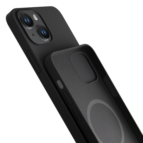 Apple iPhone 14 Plus - 3mk Hardy Silicone MagCase Graphite