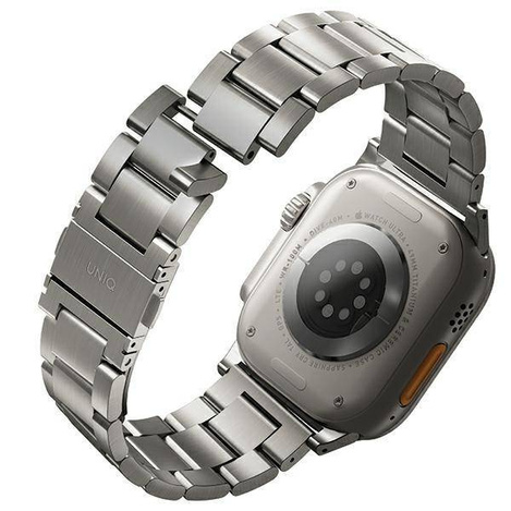 Strap for APPLE WATCH 4 / 5 / 6 / 7 / 8 / SE / ULTRA (42 / 44 / 45 / 49 MM) UNIQ Osta Stainless Steel silver