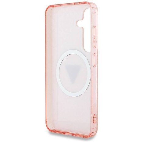 GUESS SAMSUNG S25 GUHMS25SHG4PRTGP TRAINGLE MAGSAFE PINK