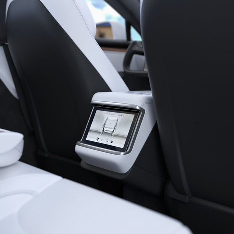 GEHÄRTETES GLAS Spigen GLAS.TR SLIM TESLA MODELL X 2022 / MODELL S 2021 SCHWARZ