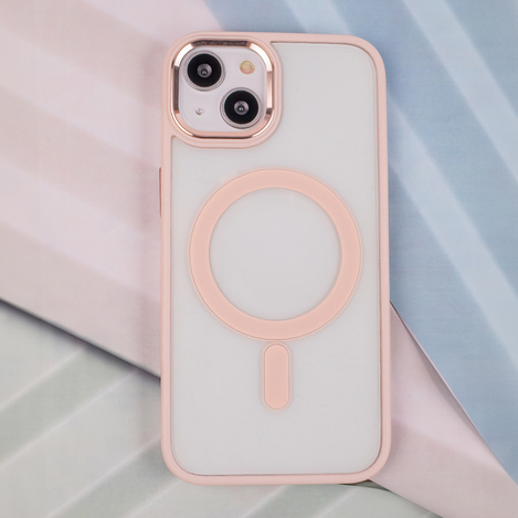 Nakładka Satin Clear Mag do iPhone 15 Pro Max 6,7&quot; różowa
