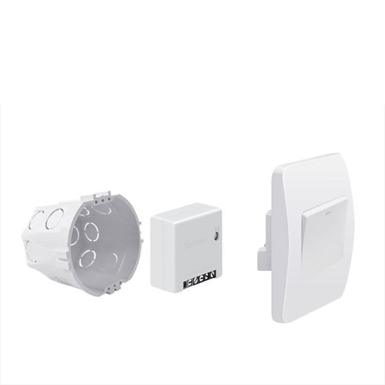 Sonoff MINI R2 WI-FI dopuszkowy przekaźnik przełącznik sterownik Wi-Fi do 10 A biały (M0802010010)