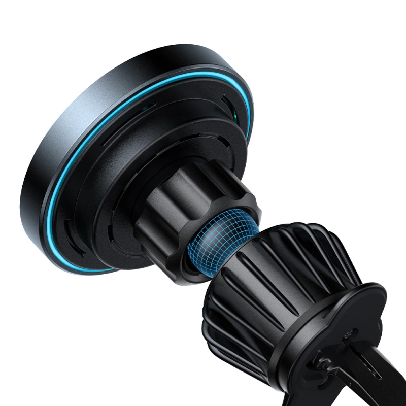 Joyroom magnetic car holder 15W wireless charger for air vent black (JR-ZS240)