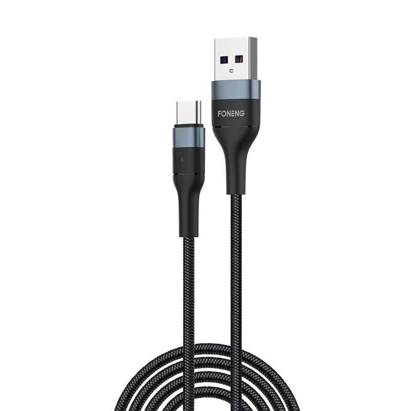 FONENG kabel X51 USB-C 3A 2M Czarny