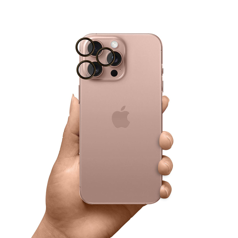 Apple iPhone 16 Pro /16 Pro Max- HARDY Lens Protection Pro Rose Brown