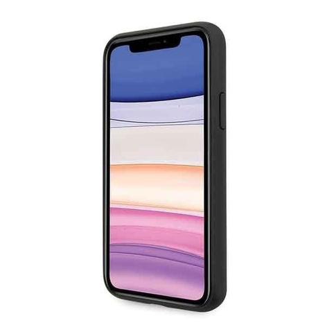Etui Guess GUHCN61G4GLGR iPhone 11 szary/grey hard case 4G Stripe Collection