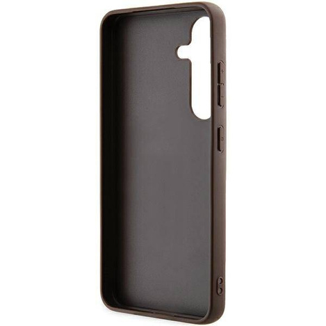 Oryginalne Etui GUESS hardcase 4G Big Metal Logo GUHCSA354GMGBR do Samsung Galaxy A35 brązowy