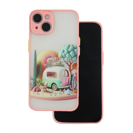 Nakładka Ultra Trendy do iPhone 13 Pro 6,1" Travel różowa