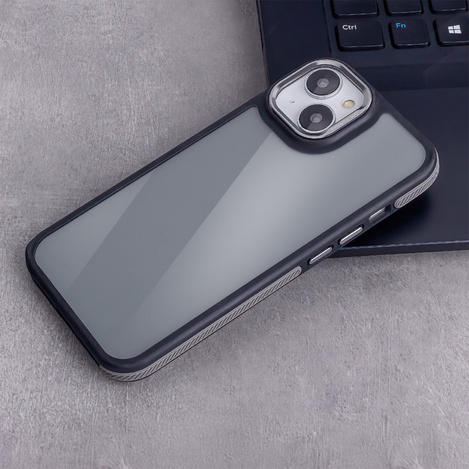Nakładka Crystal Black do iPhone 16 Plus 6,7" szara
