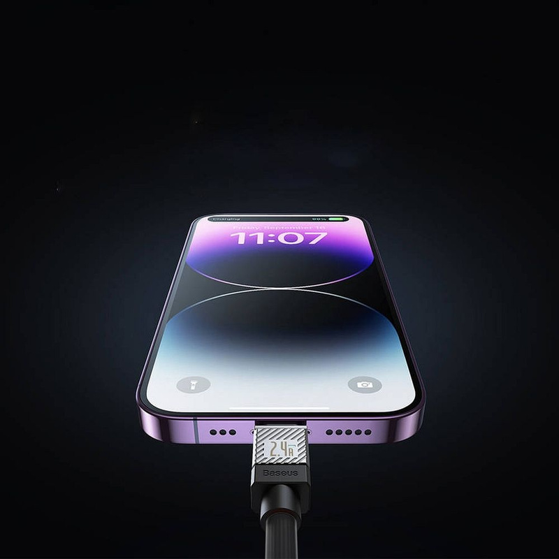 USB C - Lightning 20W 1m Kabel Baseus CoolPlay - schwarz