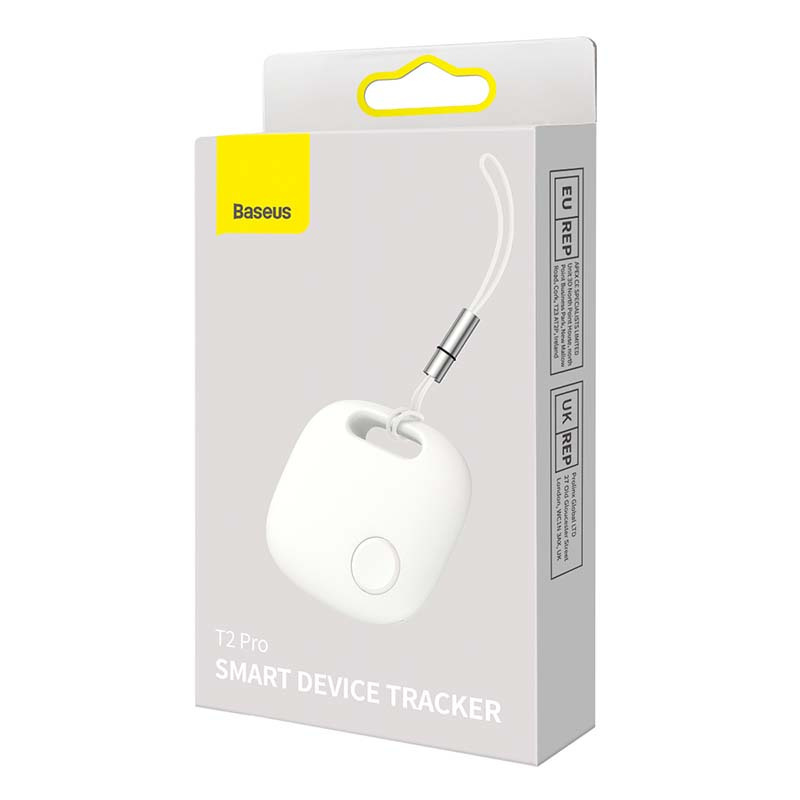 Baseus T2 Pro Smart GPS Locator für Baby-Geldbörsenschlüssel Weiß (FMTP000002)
