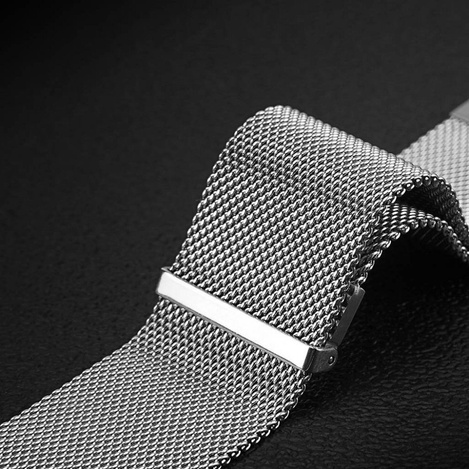 Pasek do APPLE WATCH 38 / 40 / 41 MM Dux Ducis Strap Milanese srebrne