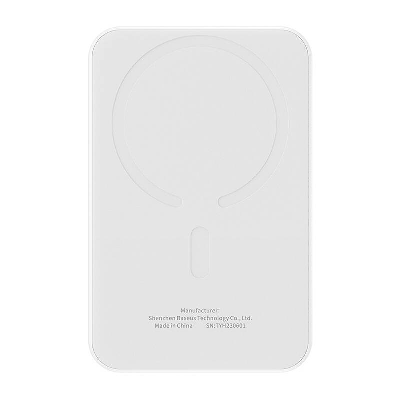 Magnetyczny mini powerbank Baseus 5000mAh 20W (biały)