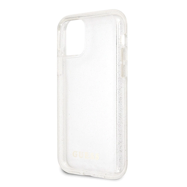 Guess Glitter Case - Etui iPhone 11 Pro (Silver)