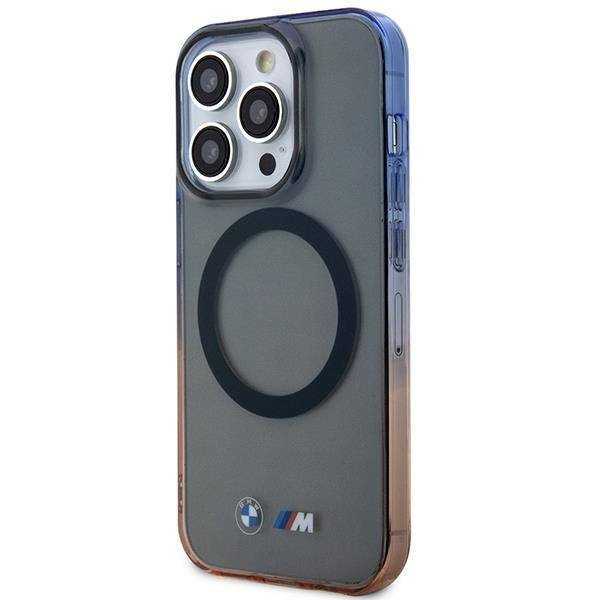 Case BMW BMHMP14LHTGE iPhone 14 Pro 6.1&quot; grey/grey hardcase Gradient Bumper MagSafe